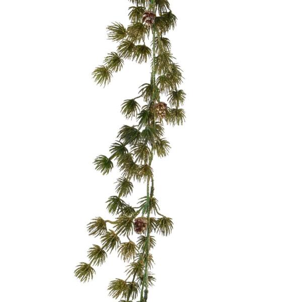 Guirlande sapin Blooming 270 cm - Couronne et branche - Eminza