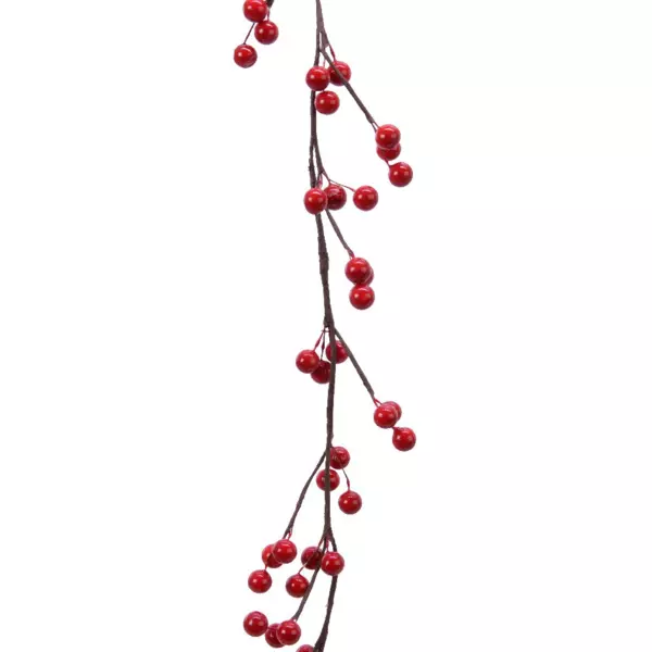 Guirnalda decorada Célénia Rojo