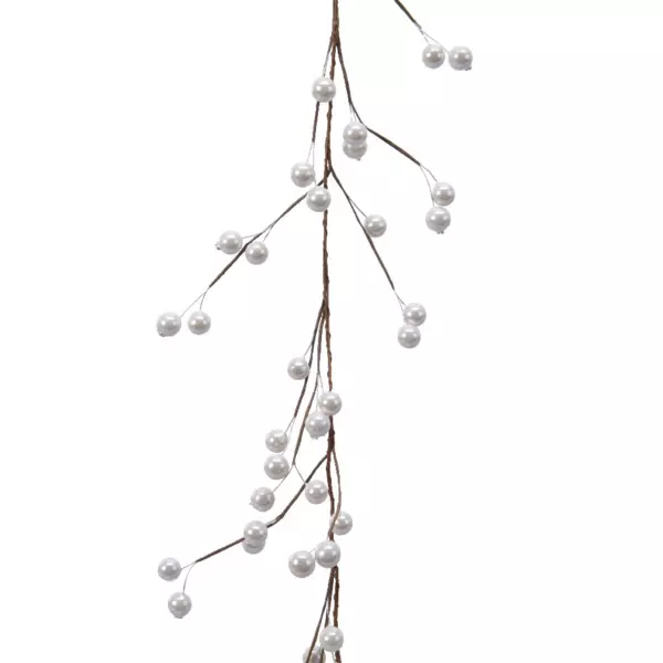 Geschmckte Tannengirlande Elycia Perlwei