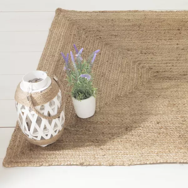 Stue tppe i jute (120 x 170 cm) Louna Naturbeige