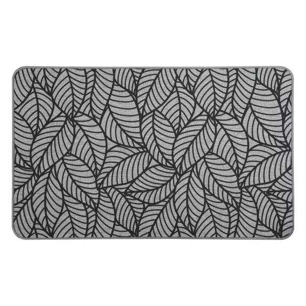Alfombra para la entrada en caucho (80 cm) Jungle Gris