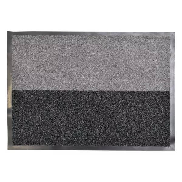 Fußmatte Polypropylen (70 cm) Duo Schwarz und Grau