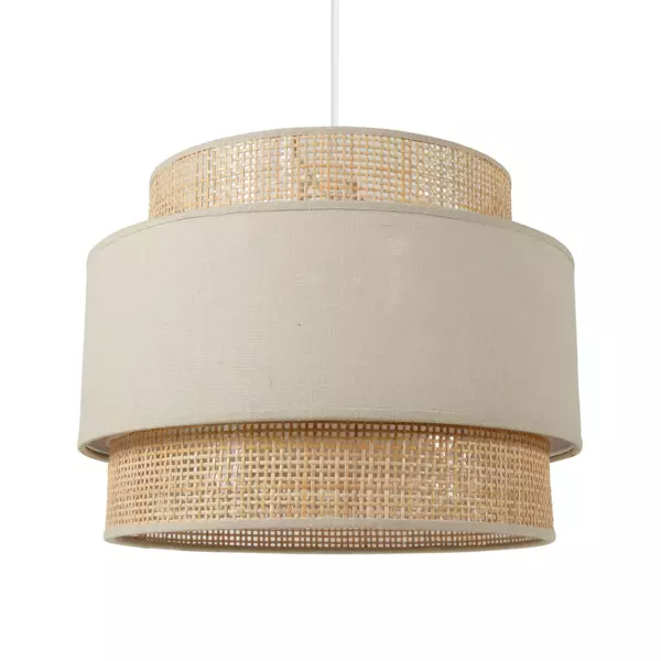 Hängeleuchte Gigogne doppelt Beige