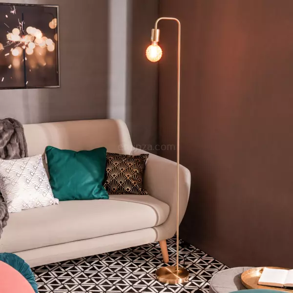 Vloerlamp Keli Goudkleurig