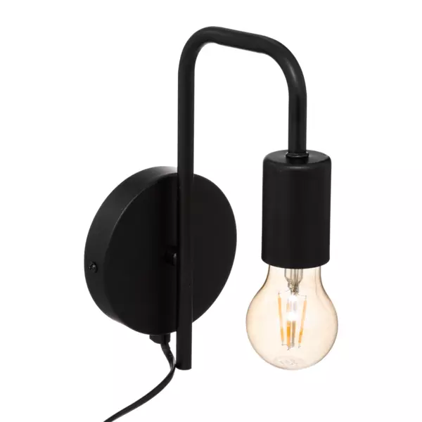 Applique murale métal (H25 cm) Keli Noir