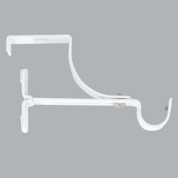 Kit de barra extensible (135 a 225 cm) Cilíndro estriado Blanco - Accesorio  y barra para cortina - Eminza