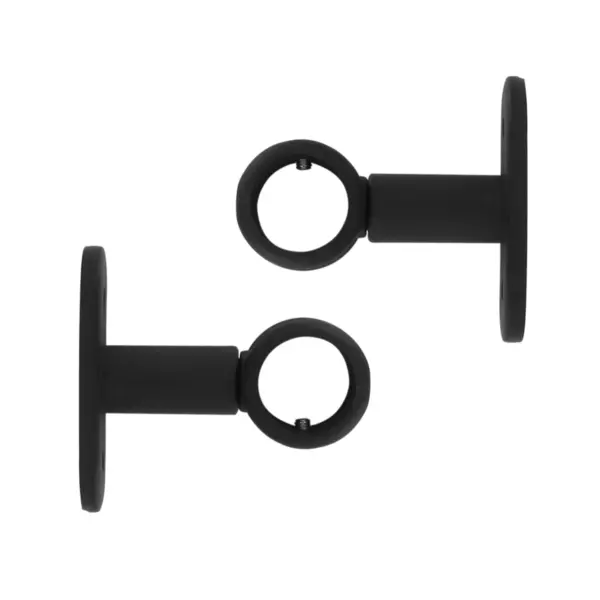 Lot de 2 supports tringles (L50 / D20 mm) Jim Noir mat