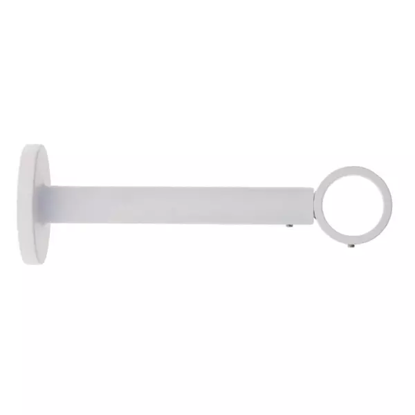 Soporte para barra extensible (L155 - L195 / D28) Lino Blanco mate