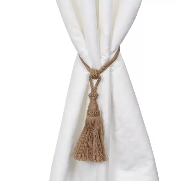  Alzapaos cortina yute Alienor Beige