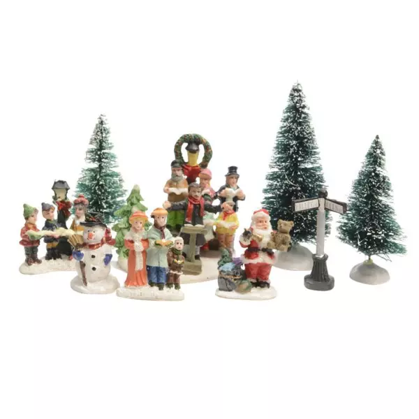 Weihnachtsdorf Zaun 61 Cm - Viktorianischer Miniaturzaun Für Weihnachtsdekoration