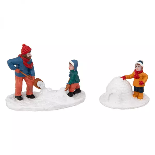 Figurilla Jeu de neige para pueblo