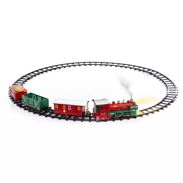 Train de Noël électrique 92 cm - La Magie des Automates