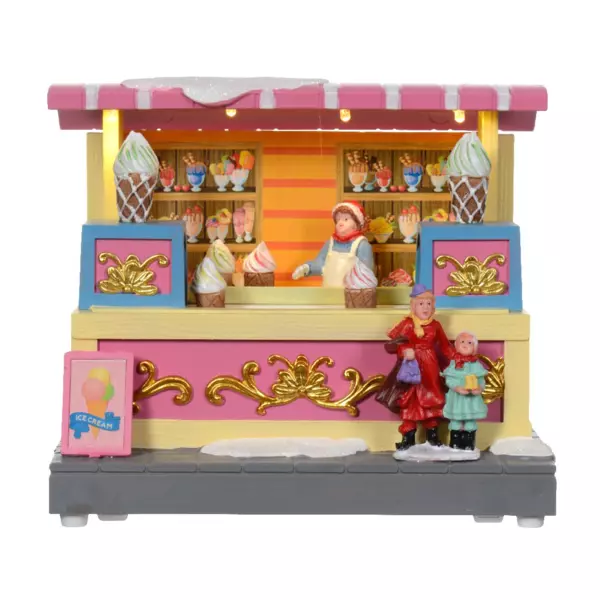 Marchand de glaces luminoso a pilas