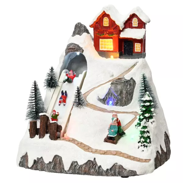 Vinterglde Lysende Julelandsby