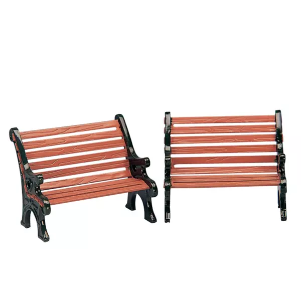 Accesorio Lemax Conjunto de 2 bancos de parque