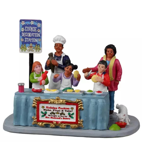 Personnages Lemax Atellier de dcoration de biscuits