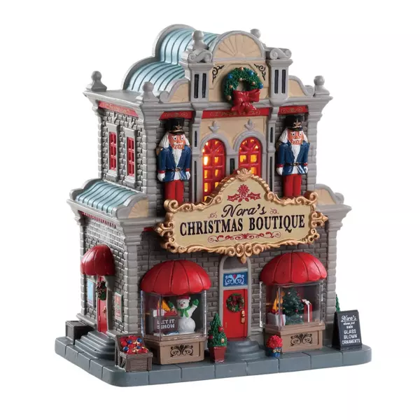 Lemax verlicht kerstdorp Nora's kerstshop (batterijen)
