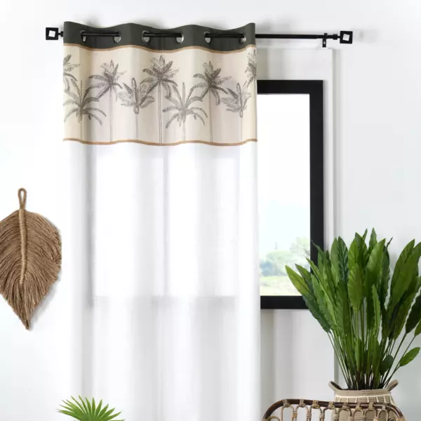 Overgordijn katoen (140 x 260 cm) Bako Beige