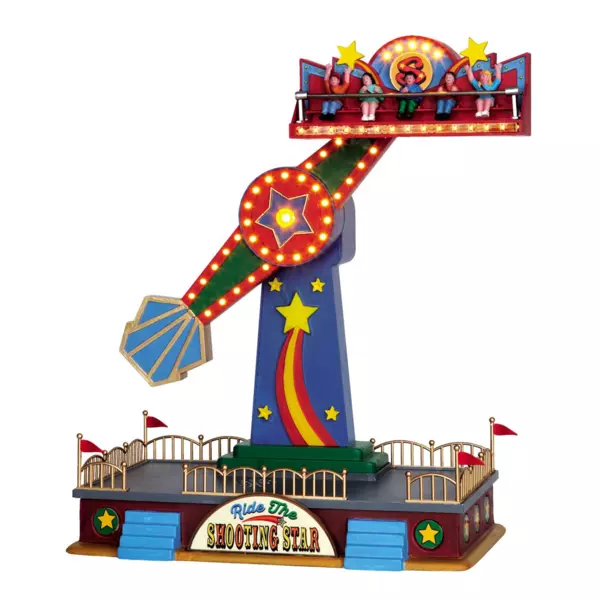 Lemax verlicht kerstdorp met muziek en beweging De vallende ster
