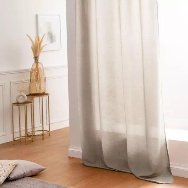 Cortina semi opaca (140 x 260 cm) Bea Topo claro