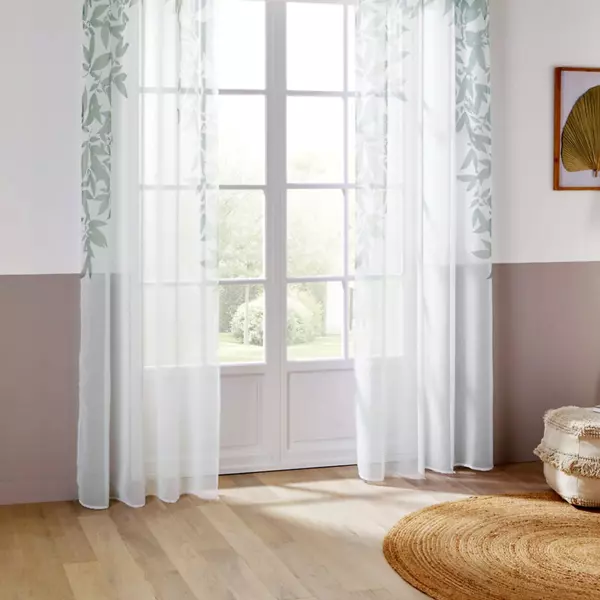 Vitrage (140 x 240 cm) Ark Groen