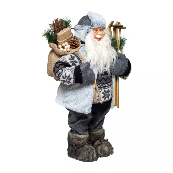 Père Noël déco Traditionnel (H60 cm) Arnold
