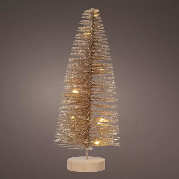 Kerstboom verlicht Lidy 20 cm Goud