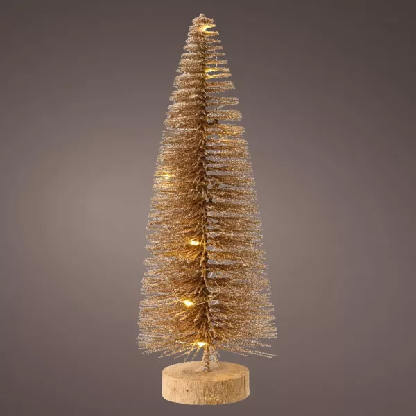 Árbol de Navidad lumineux Lidy 30 cm Oro