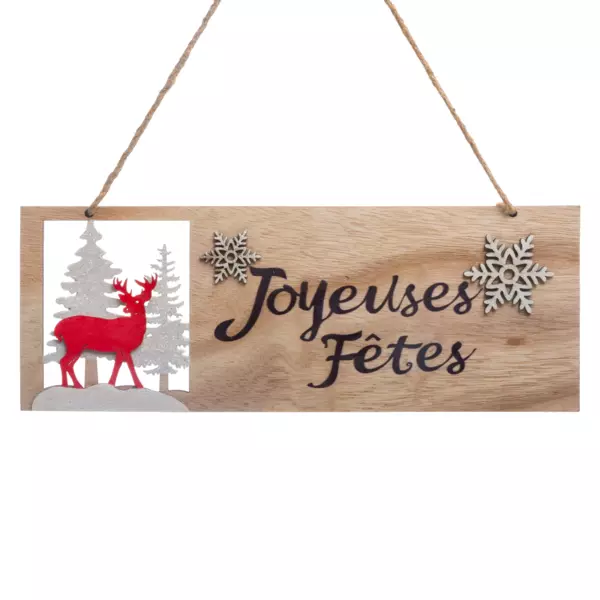 Pancarta Felices Fiestas natural