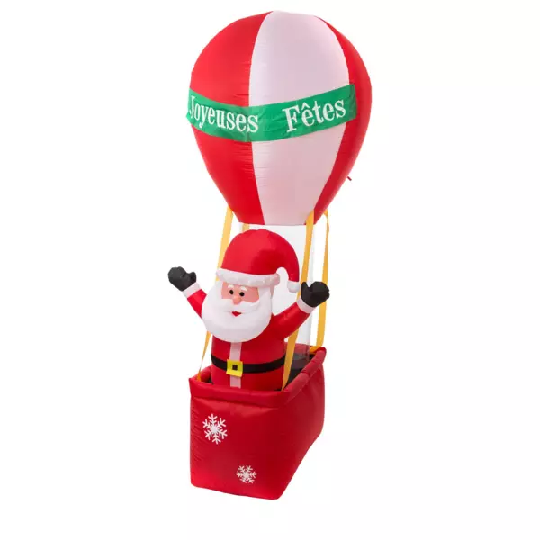 Kerstman in luchtballon - Carpe Diem Events & Verhuur
