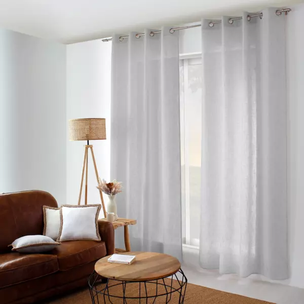 Cortina semi opaca (140 x 240 cm) Eva Gris