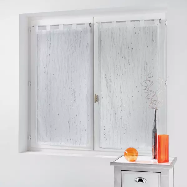 2er Set Gardinen (90 x 160 cm) Filiane Wei