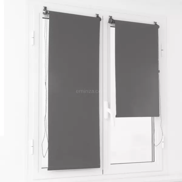 Verdunkelungsrollo (45 x H180 cm) Uni Grau