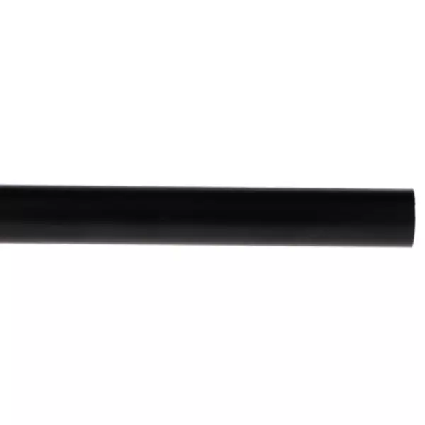 Barra de cortina metal (L160 cm / D28 mm) Lino Negro mate