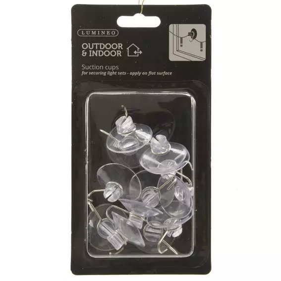 Set van 12 zuignappen groot formaat