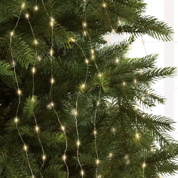 Luces de Navidad Cluster Micro LED Blanco cálido 640 LED