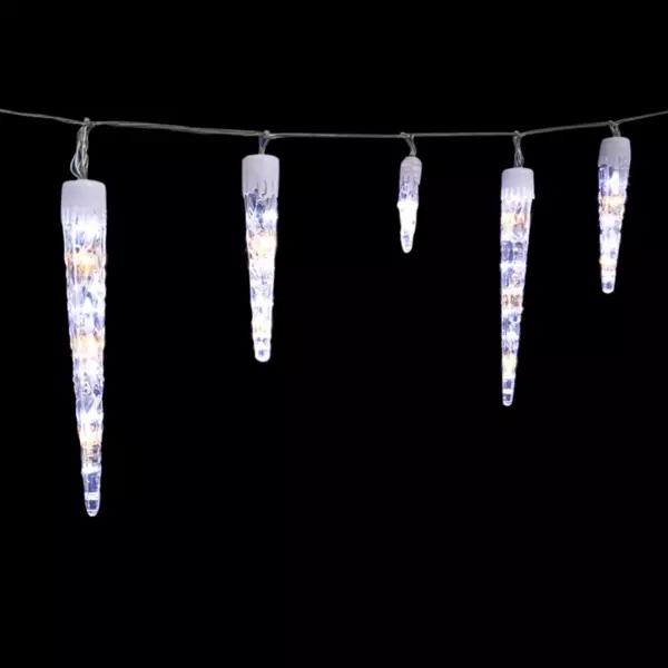Estalactitas de luces 1,40 m Bicolor 63 LED