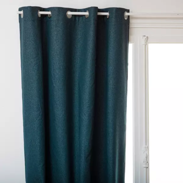 Rideau occultant isolant (140 x 260 cm) Barn Bleu vert
