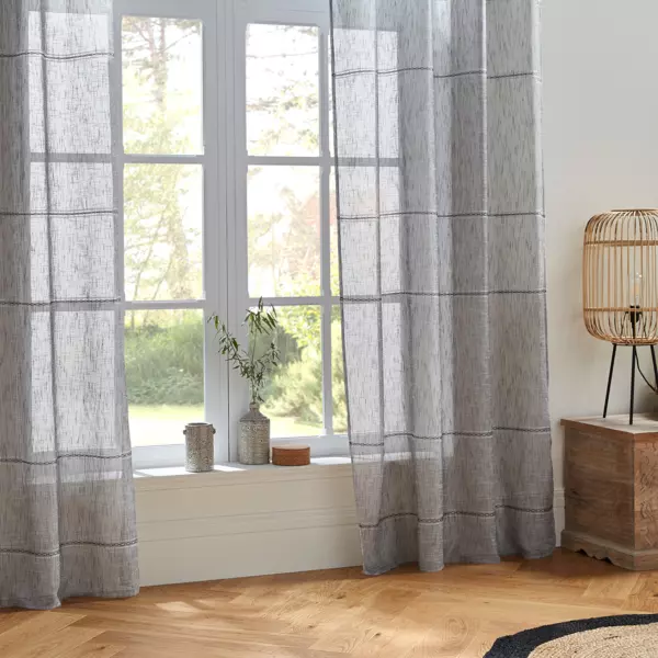 Visillo De Rollo Visillos para ventanas, visillos cortos, visillos en punta - Eminza