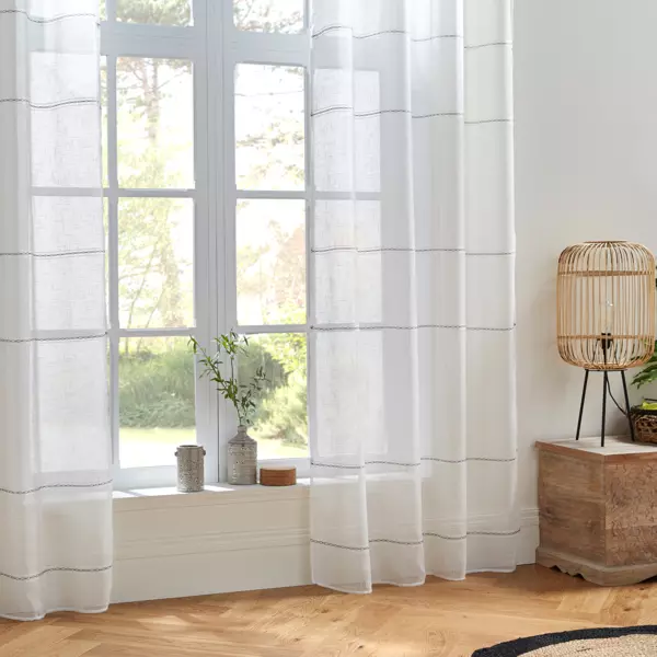 Visillo De Rollo Visillos para ventanas, visillos cortos, visillos en punta - Eminza