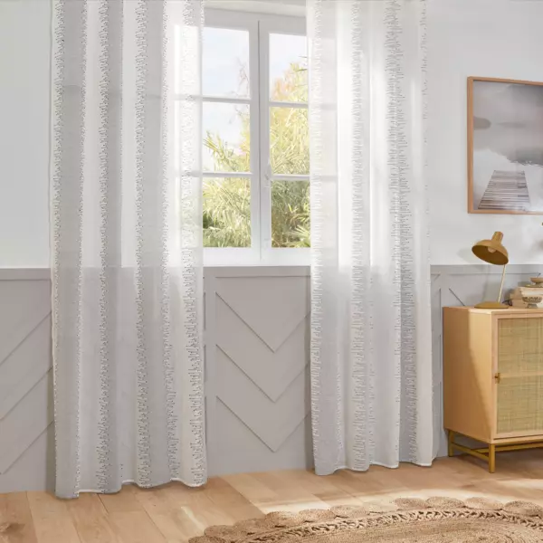 Voilage (140 x 240 cm) Liah Blanc