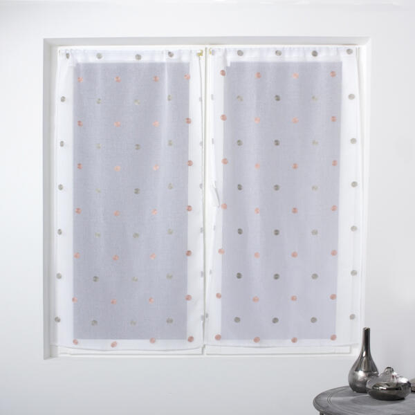 Tenda trasparente (300 x Alt. 240 cm) Dolly Bianco - Tende/Tende trasparenti/  Tende a rullo - Eminza