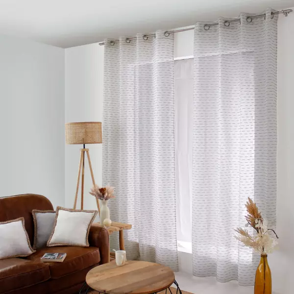 Visillo (140 x 240 cm) Eva Gris