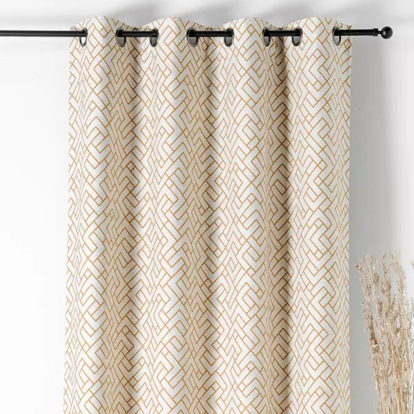 Rideau occultant isolant (140 x 240 cm) Artica Jaune moutarde