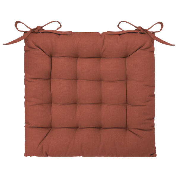 Cuscino quadrato (40 cm) Marlina Rosa chiaro - Tessuto decorativo