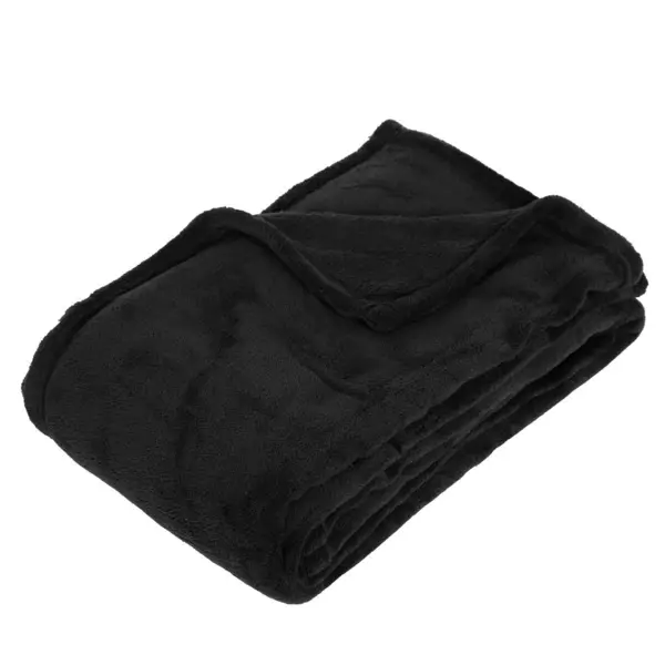 Fleece Plaid (150 cm) Tendresse Zwart