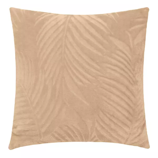 Coussin carré (40 cm) Zoa Jaune ocre