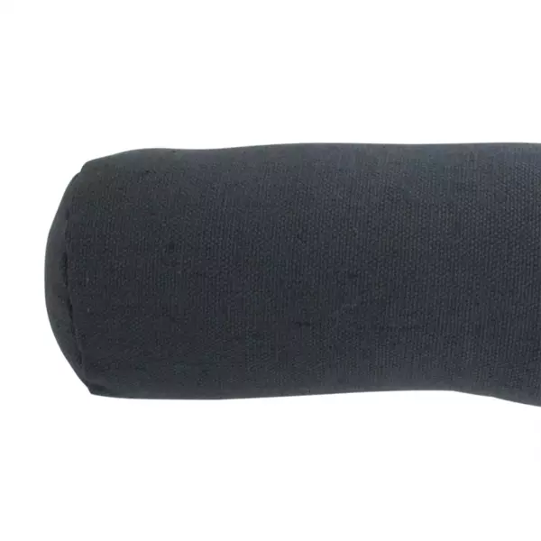 Coussin bas de porte polycoton (L80 x 7,5 cm) Aimanté Gris foncé