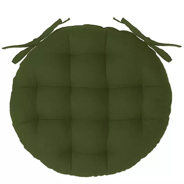 Cojín para silla redondo Datara Verde kaki
