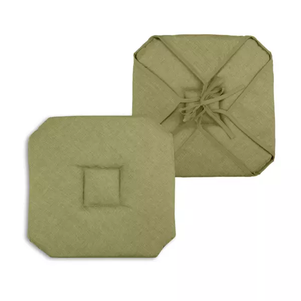 Cojín para silla Béa Verde kaki